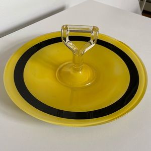 Vintage glass dessert stand